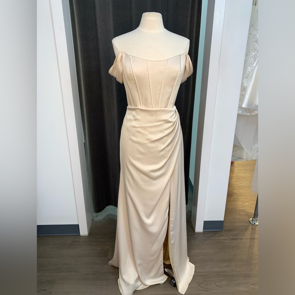 Lazaro Dani 32321 Champagne Dress